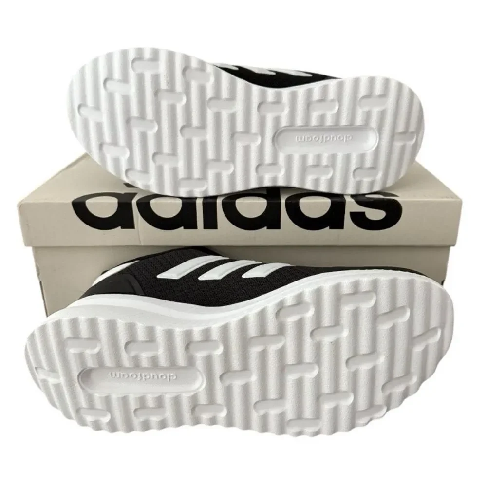 Adidas X_PLR Path Big Kids 4.5 Running Shoes Black White NIB Sneakers IE8465